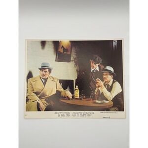 The Sting 1973 Vintage Lobby Card Movie Photo Robert Redford Paul Newman 8x10